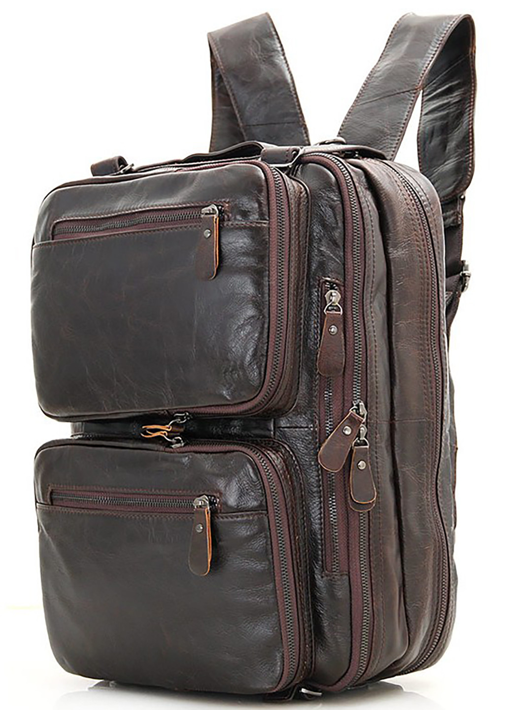 Чоловіча шкіряна сумка 38х27х15 см Vintage (252128113)