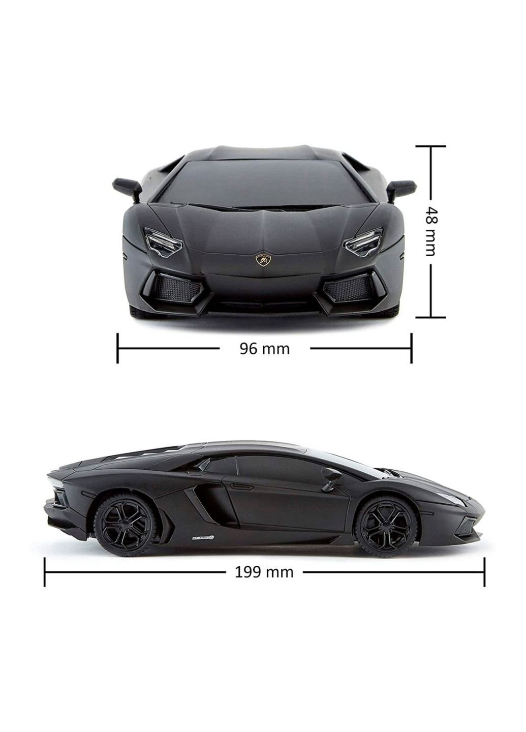 Радиоуправляемая игрушка Lamborghini Aventador LP 700-4 (1:24, 2.4Ghz, черный) (124GLBB) KS Drive (254065881)