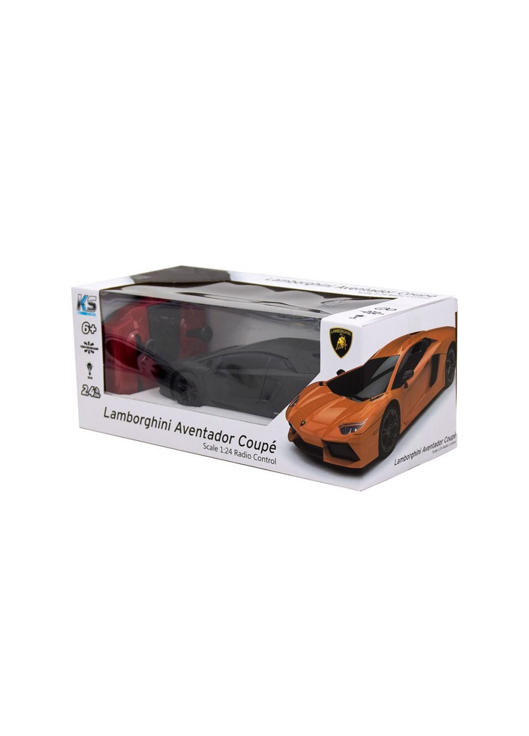 Радіокерована іграшка Lamborghini Aventador LP 700-4 (1:24, 2.4Ghz, чорний) (124GLBB) KS Drive (254065881)
