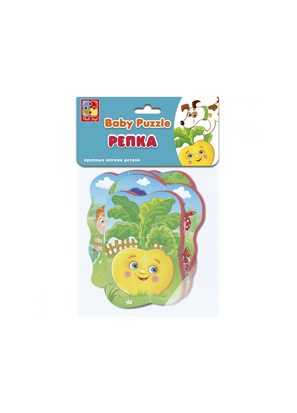 Бейбі пазли Казки Ріпка Vladi toys VT1106-63 (255335210)