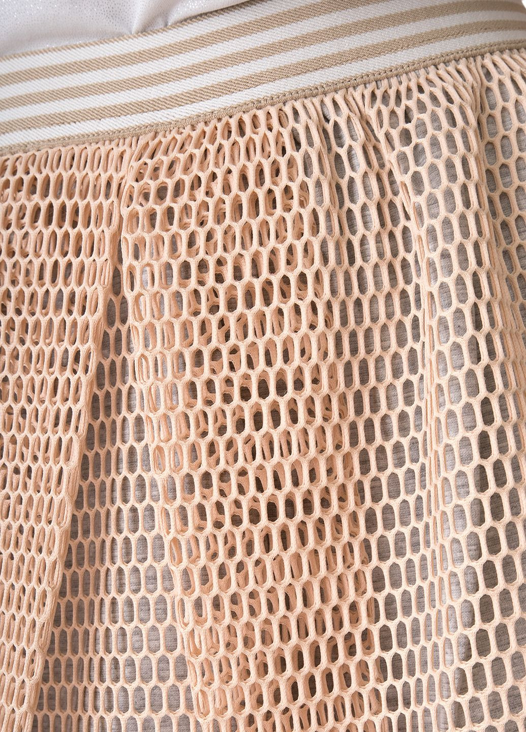 Бежевая однотонная спідниця жіноча Miss Miss