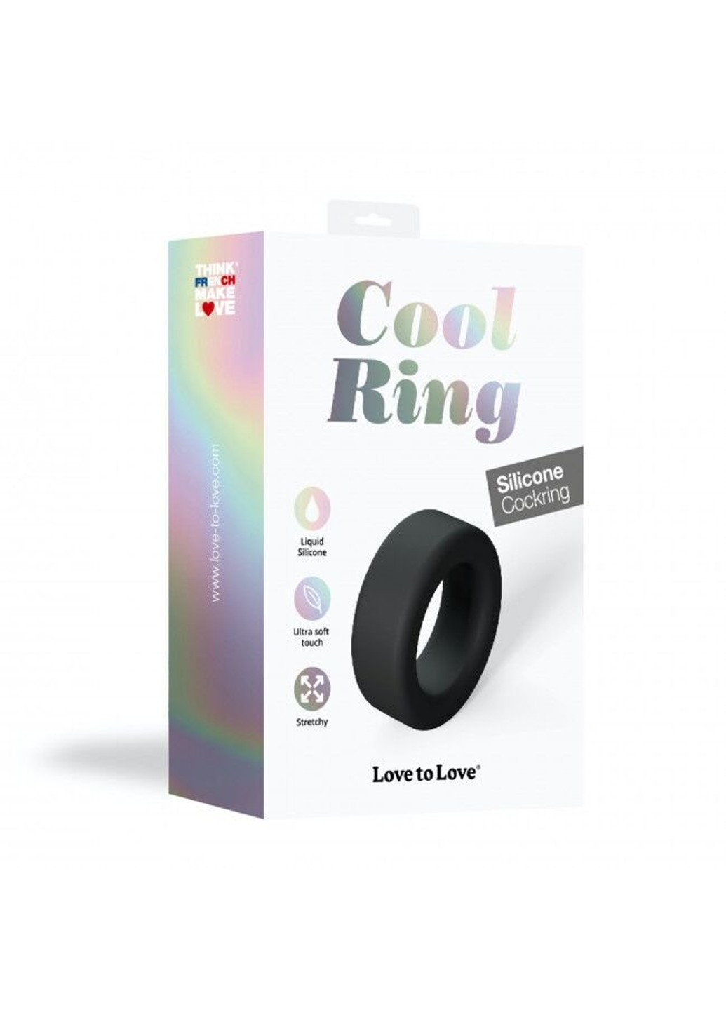 Эрекционное кольцо широкое COOL RING - BLACK ONYX Love To Love (255073293)