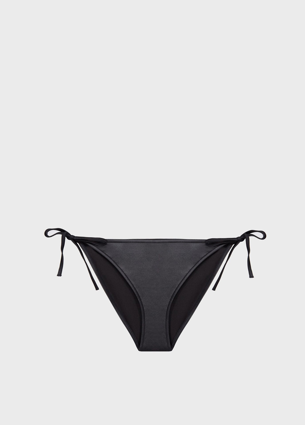 Черные купальные трусики однотонные Calvin Klein