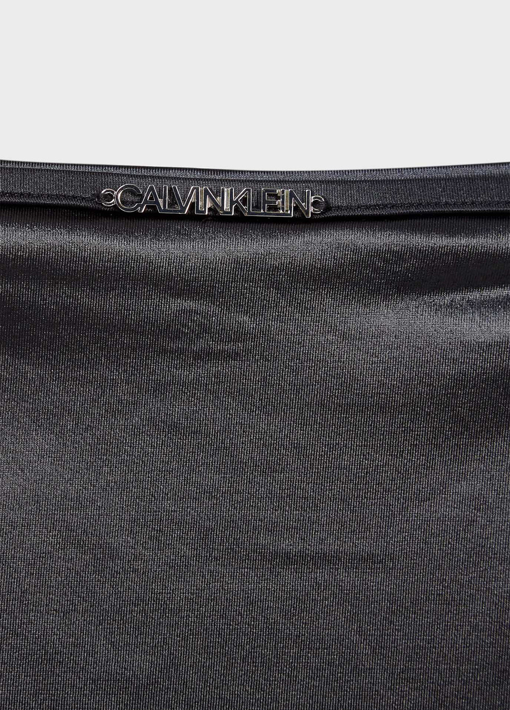 Черные купальные трусики однотонные Calvin Klein