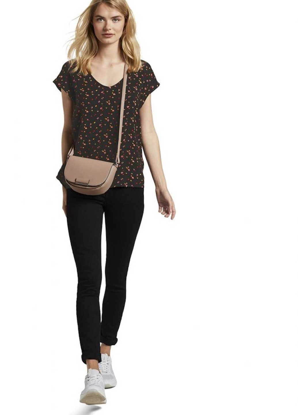 Чорна блуза Tom Tailor