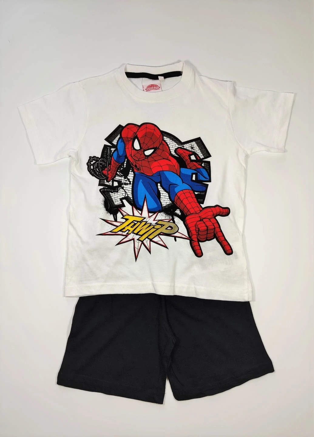 Комбинированный летний костюм (шорты, футболка) Marvel