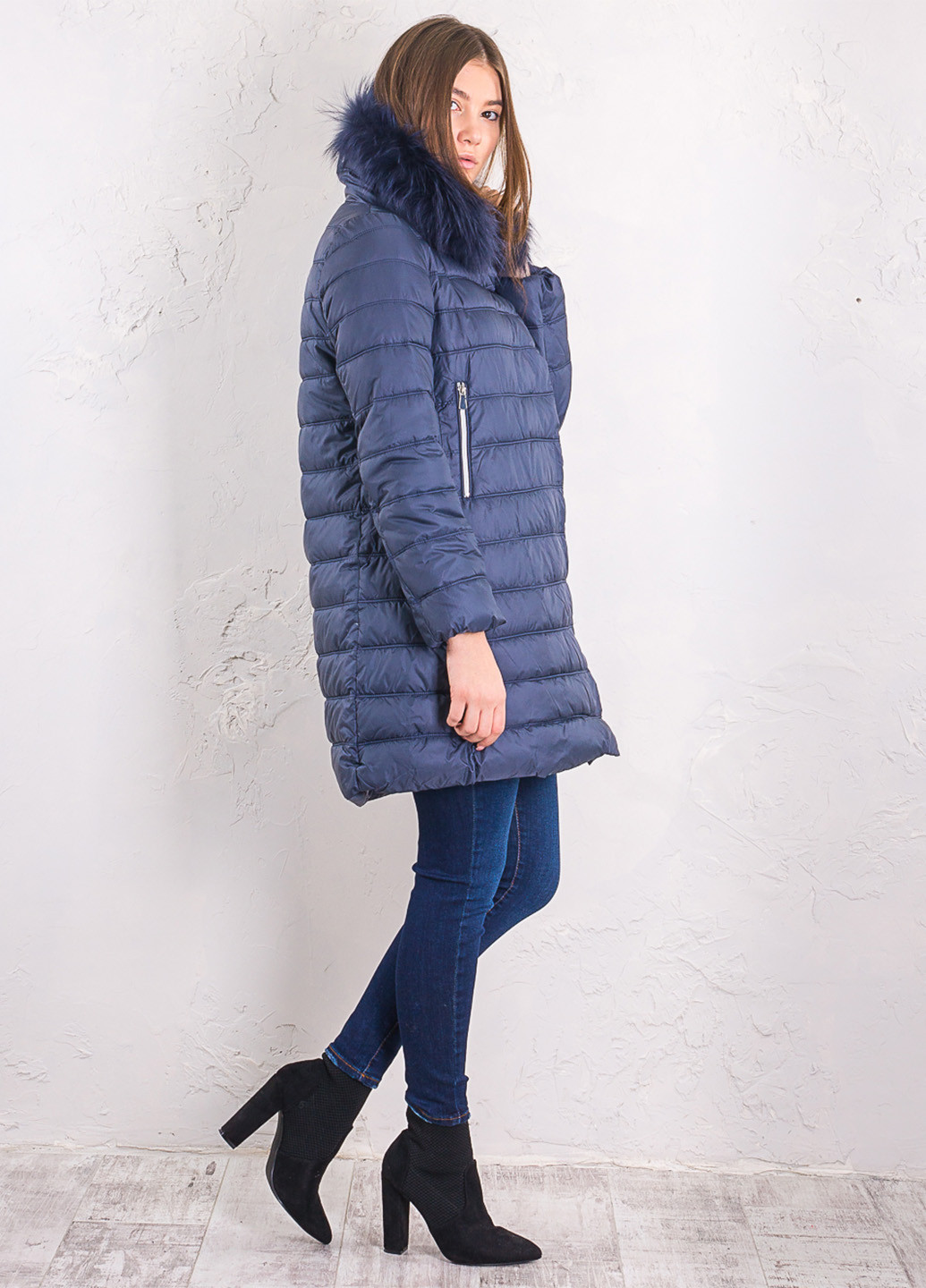Синя зимня куртка Yuko