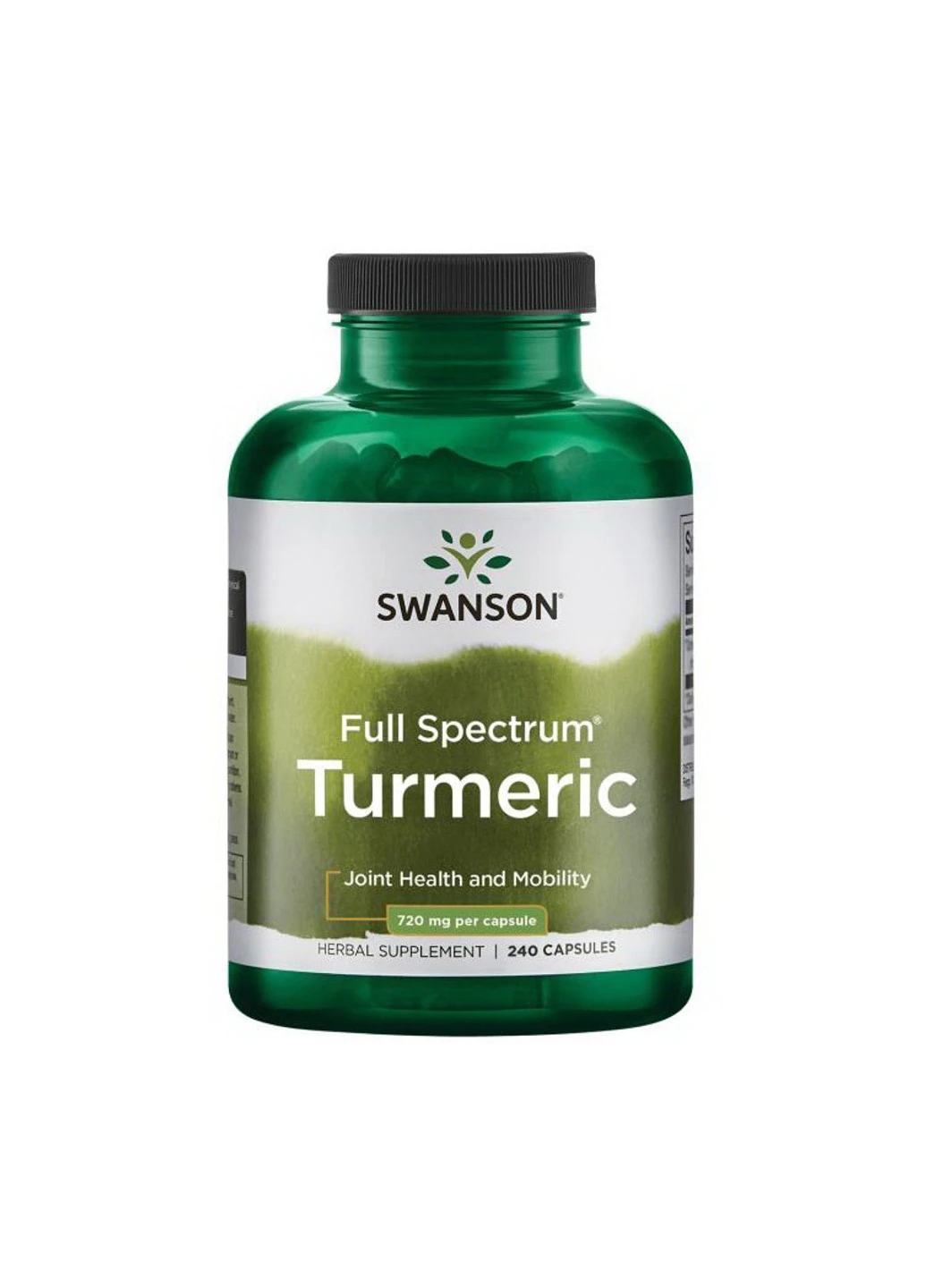Куркума Full Spectrum Turmeric 720 mg 240 капсул Swanson (255407842)