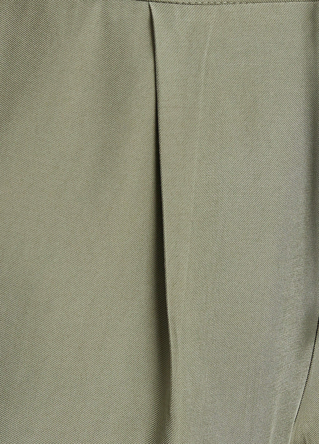 Хаки кэжуал летние зауженные, укороченные брюки KOTON