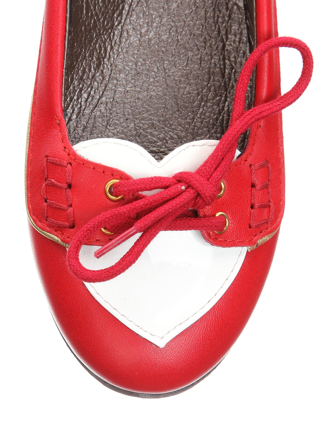 Красные туфли без каблука Moschino
