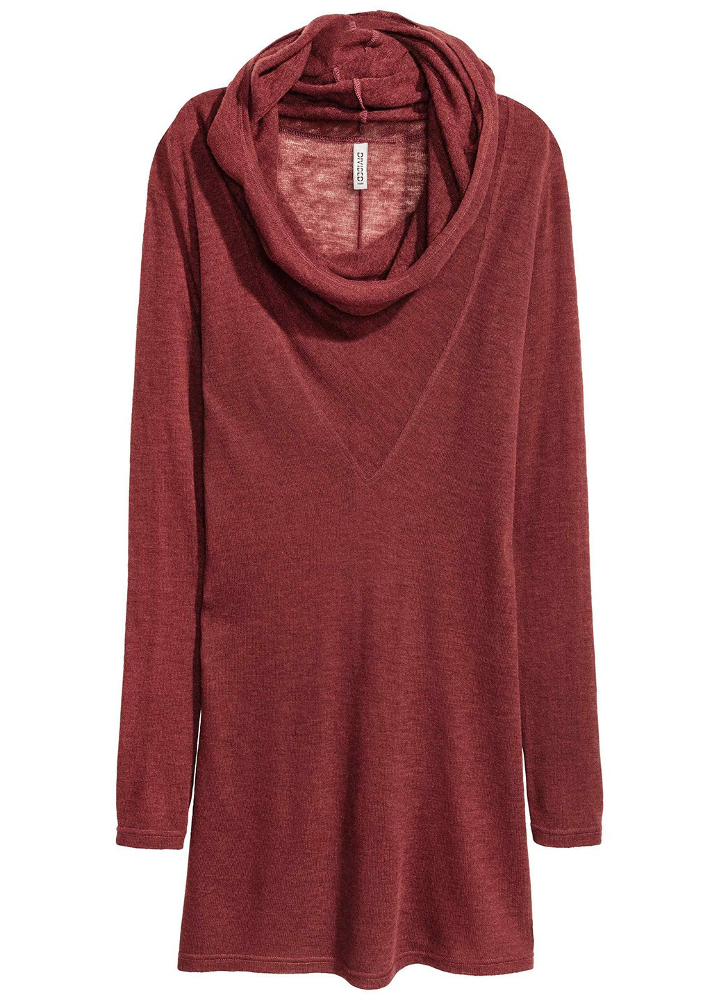 Темно-червона кежуал сукня H&M однотонна