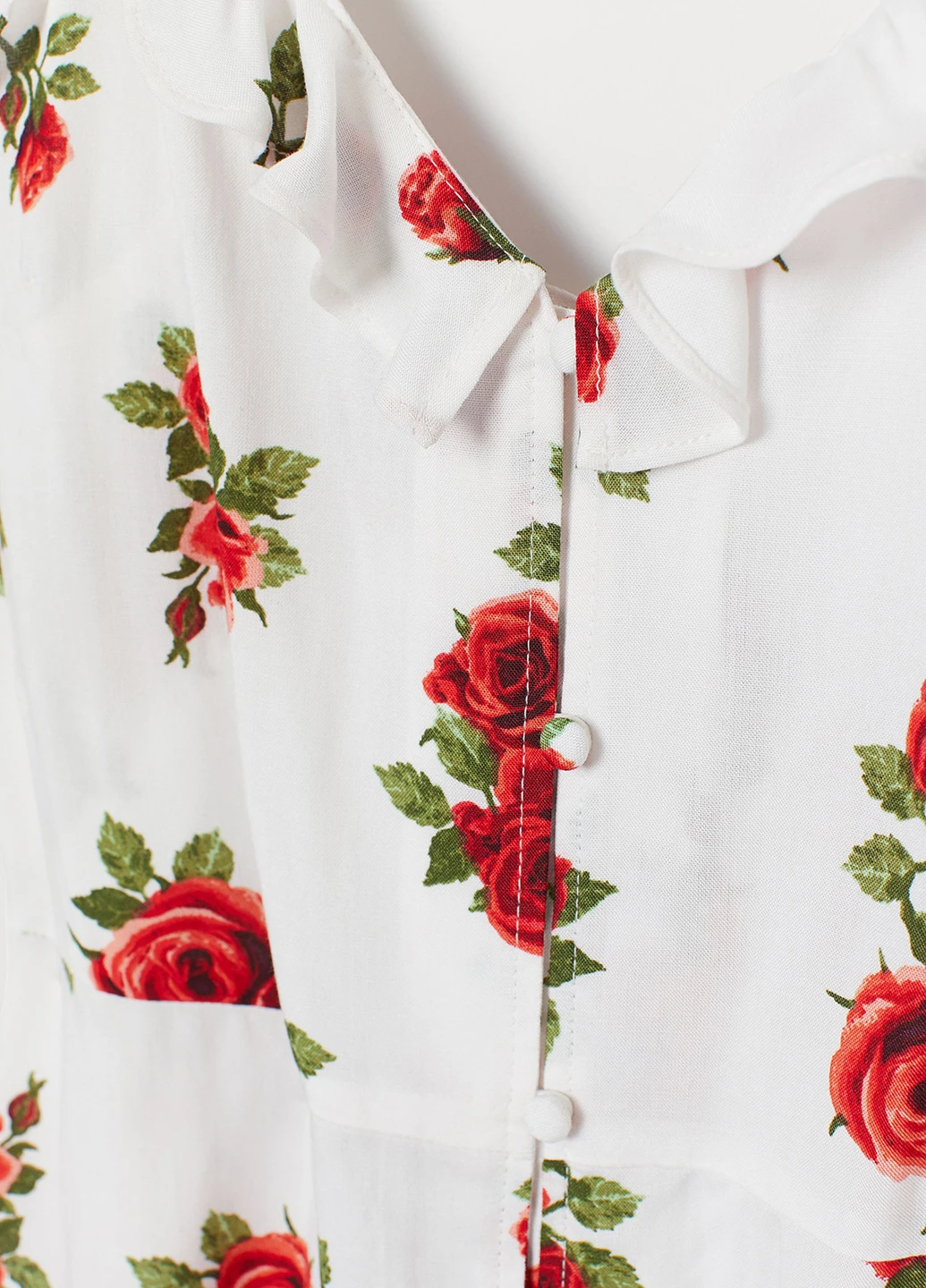 Білий кежуал сукня сукня-сорочка, кльош H&M