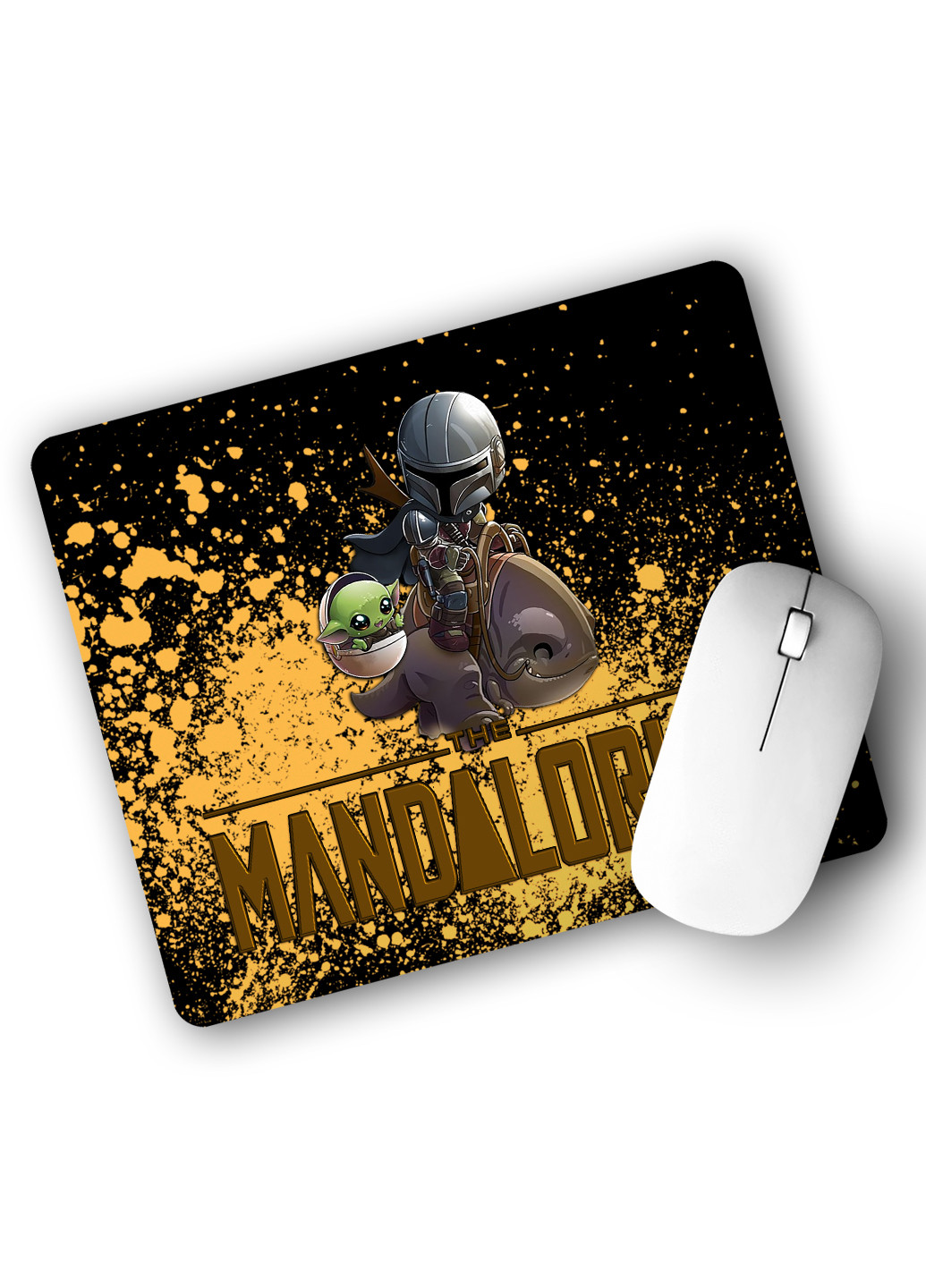 Килимок для мишки Мандалорец (The Mandalorian) (25108-1323) 29х21 см MobiPrint (224437198)