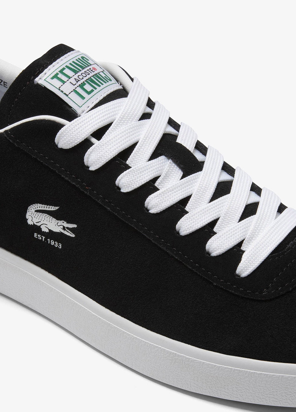 Черные кеды Lacoste BASESHOT