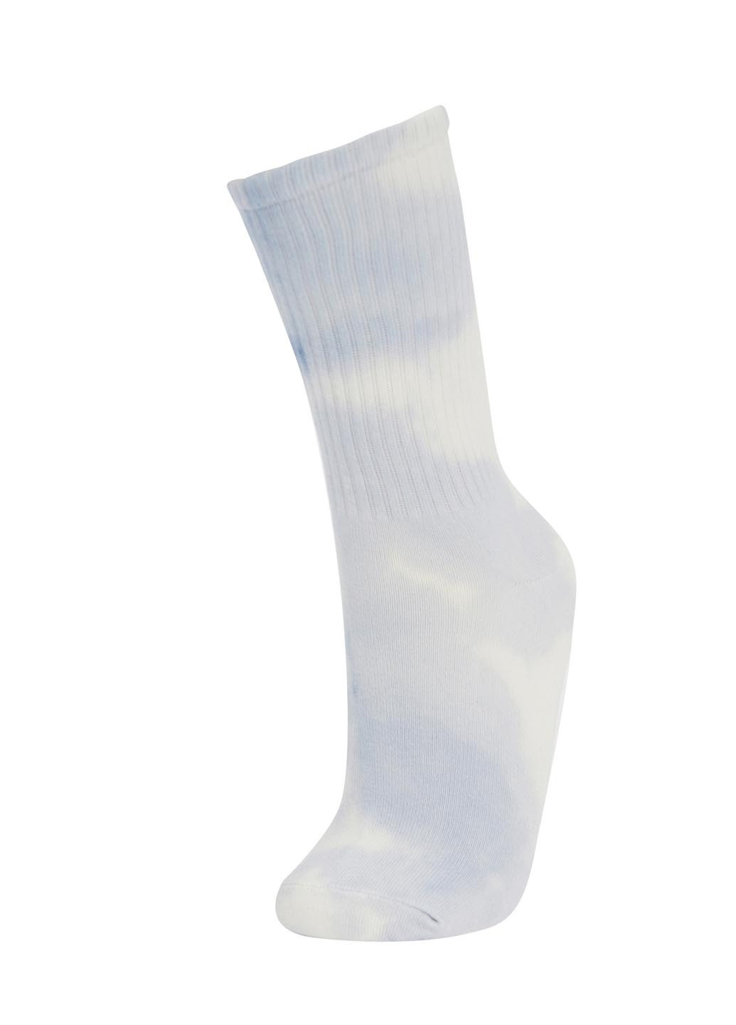 Носки (2 пары) DeFacto без уплотненного носка абстрактные айвори повседневные