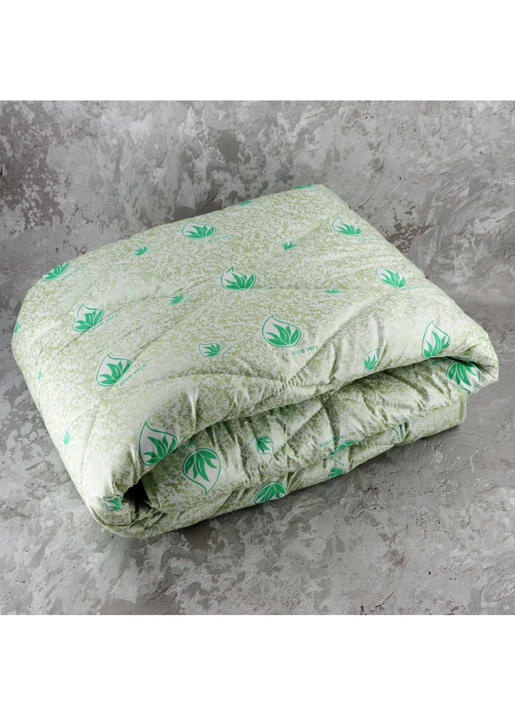 Ковдра закрита холлофайбер з просоченням ALOE VERA (Мікрофібра) Двоспальне 175х210 55069 Moda (254859879)
