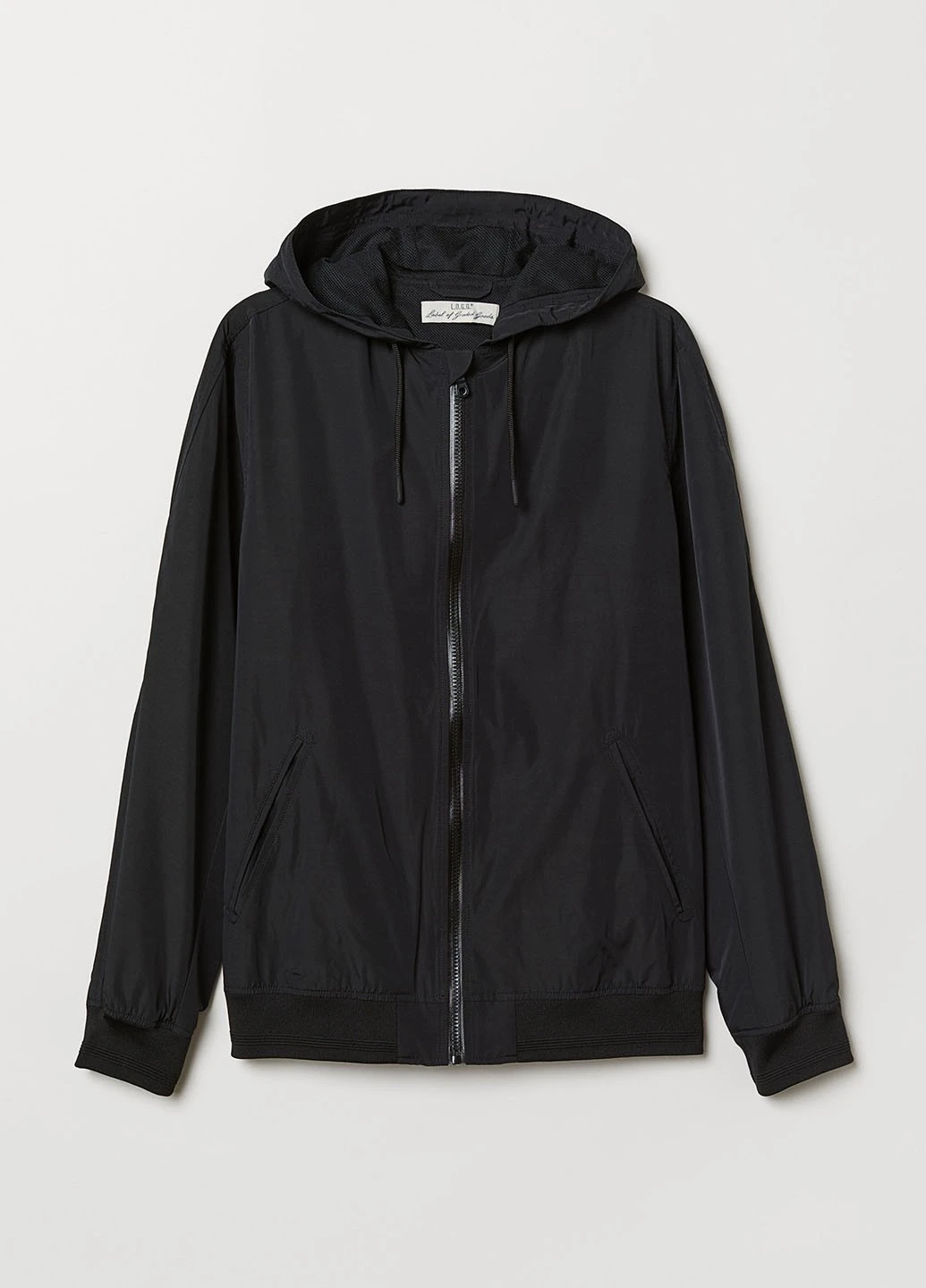 Черная демисезонная куртка H&M