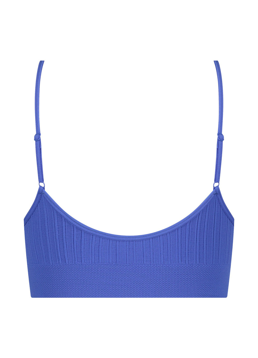 Синий топ бюстгальтер Hunkemoller без косточек полиамид