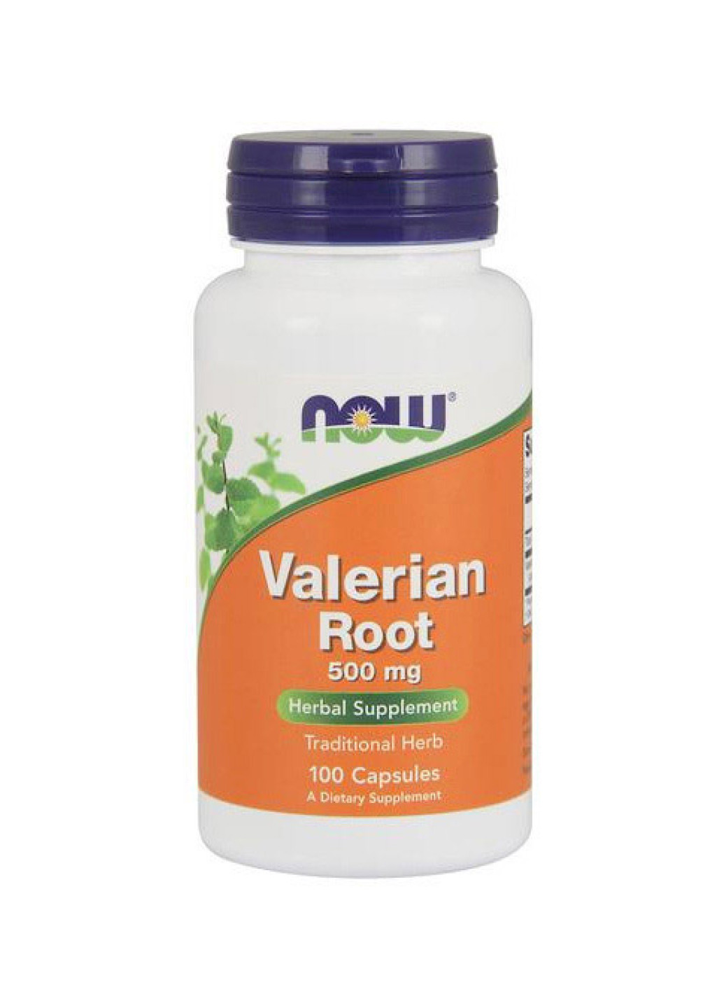 Корінь валеріани для нервової системи Valerian Root 500mg - 100 vcaps Now Foods (251462980)