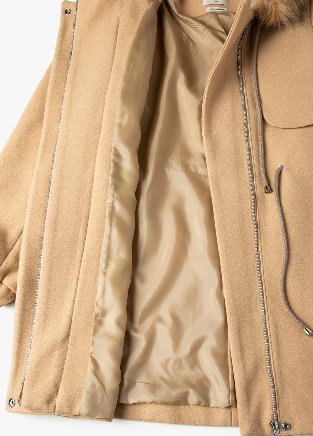 Бежевое демисезонное Пальто KOTON