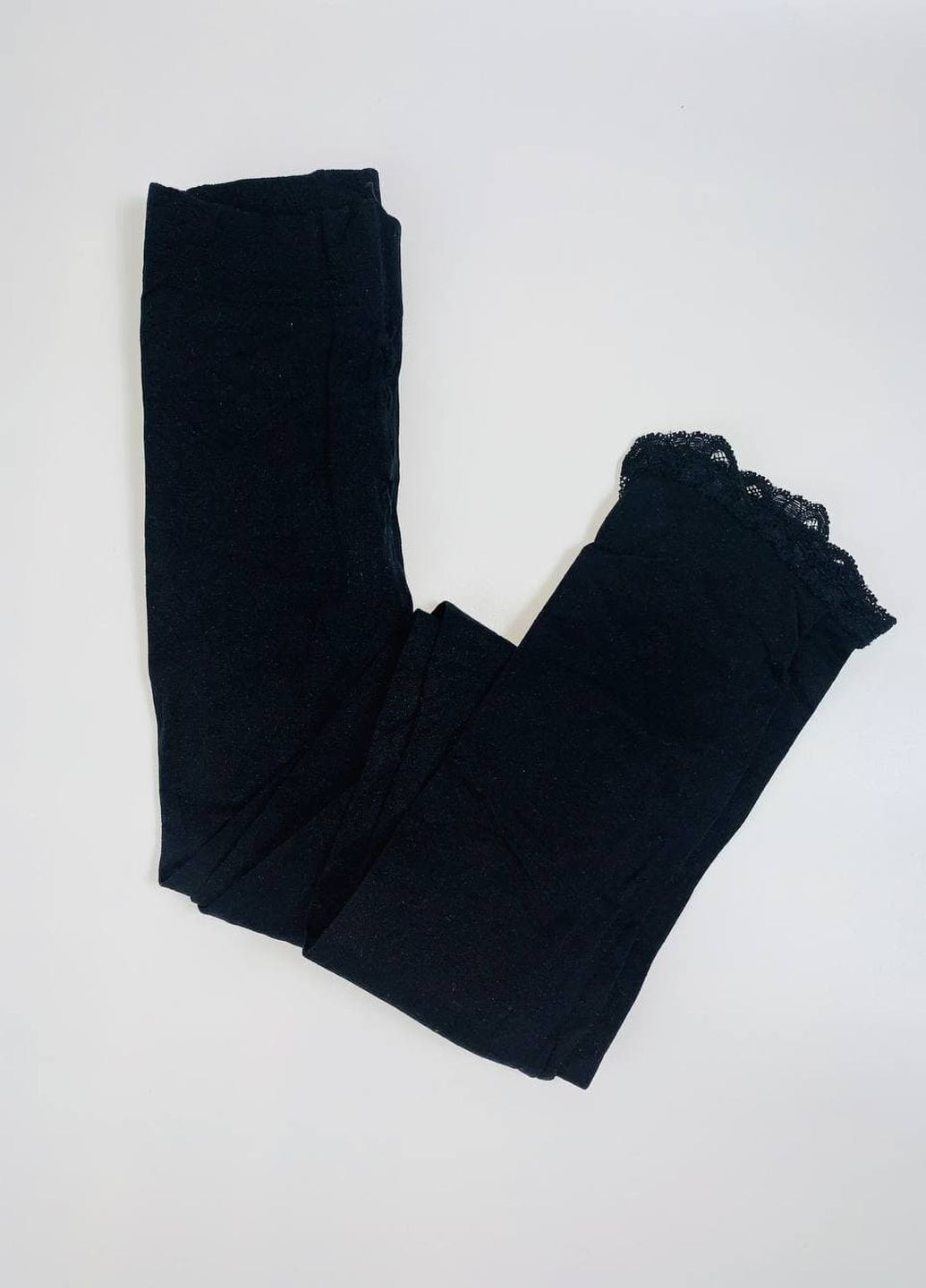 Черные кэжуал демисезонные брюки H&M