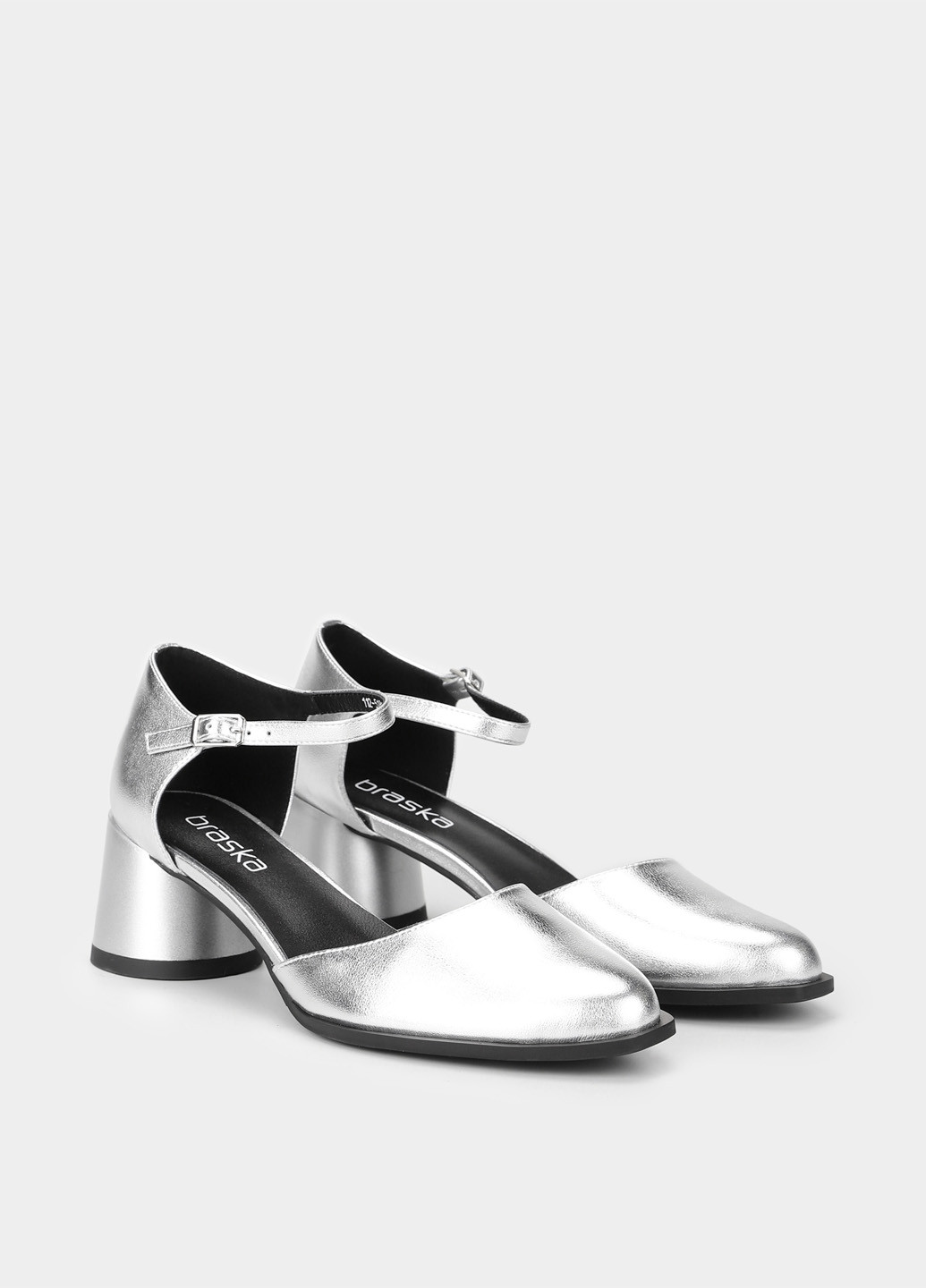 Braska Туфли мери джейн серебряный з натуральная кожа, — демисезон (363353714)