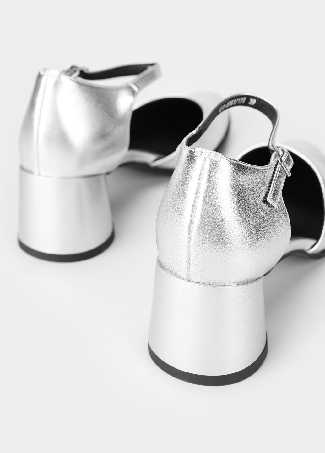 Braska Туфли мери джейн серебряный з натуральная кожа, — демисезон (363353714)