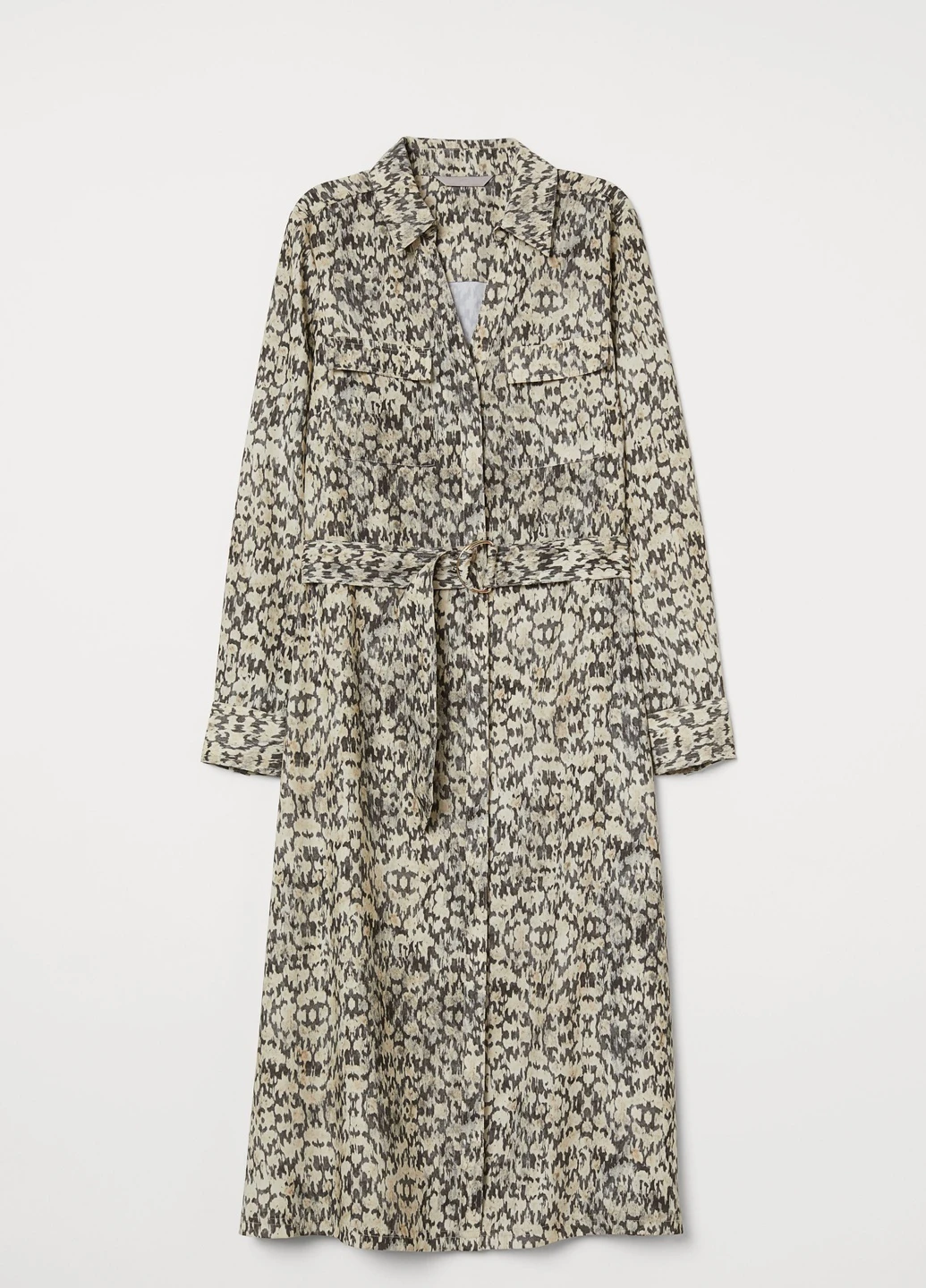 Желтое деловое платье H&M