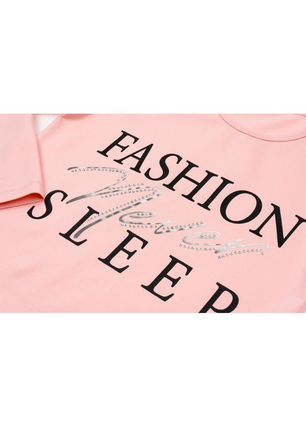 Кофта "FASHION NEVER SLEEP" (13537-164G-peach) Breeze (251313429)