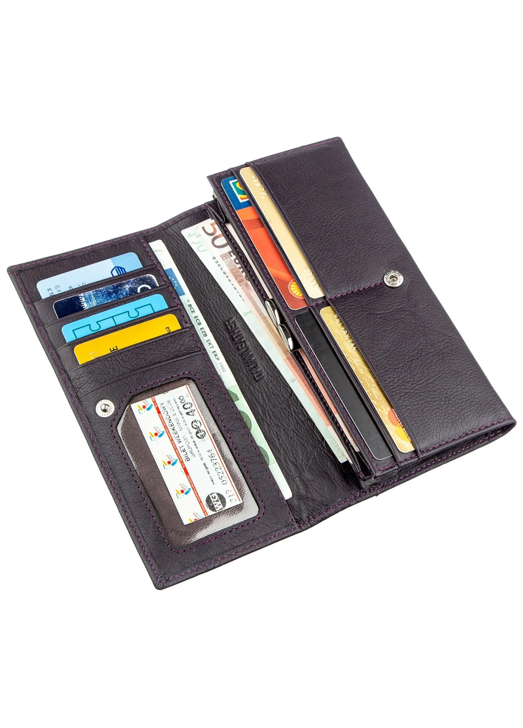 Жіночий шкіряний гаманець 18,5х9 см st leather (252132608)