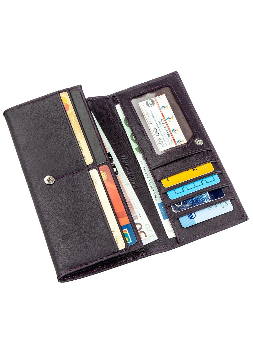 Жіночий шкіряний гаманець 18,5х9 см st leather (252132608)