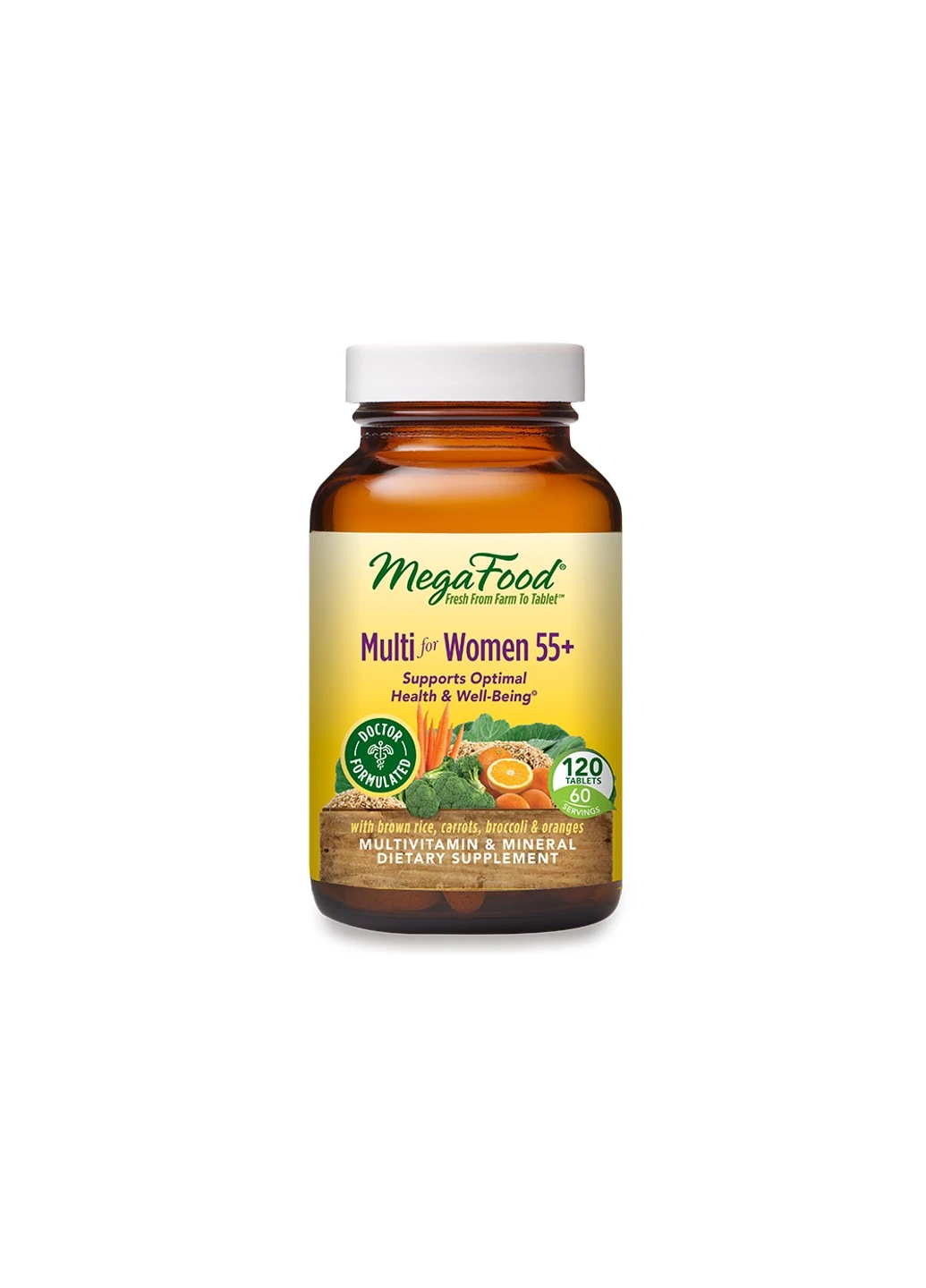 Мультивітаміни для жінок 55+, Multi for Women 55+,, 120 таблеток MegaFood (255408322)