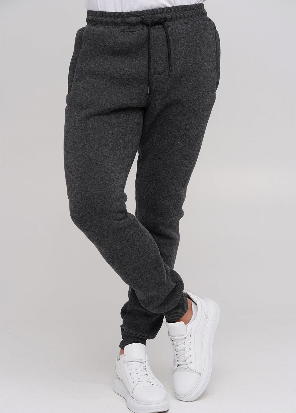 Темно-серые спортивные зимние джоггеры брюки Trend Collection