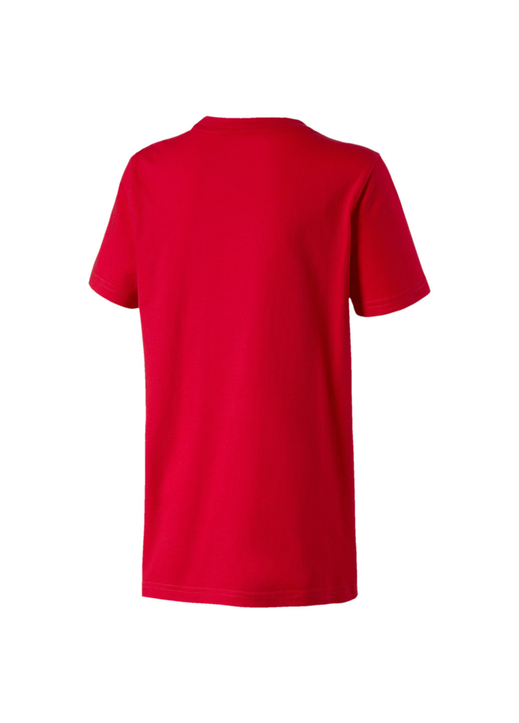 Красная демисезонная детская футболка alpha graphic tee Puma