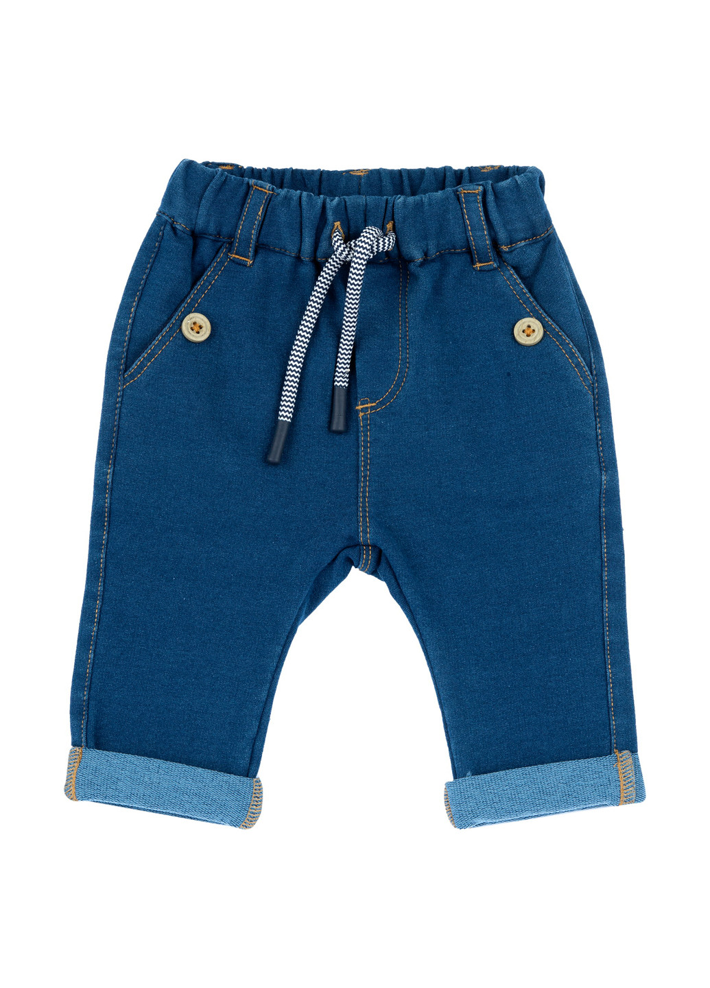 Синие кэжуал демисезонные брюки прямые Chicco