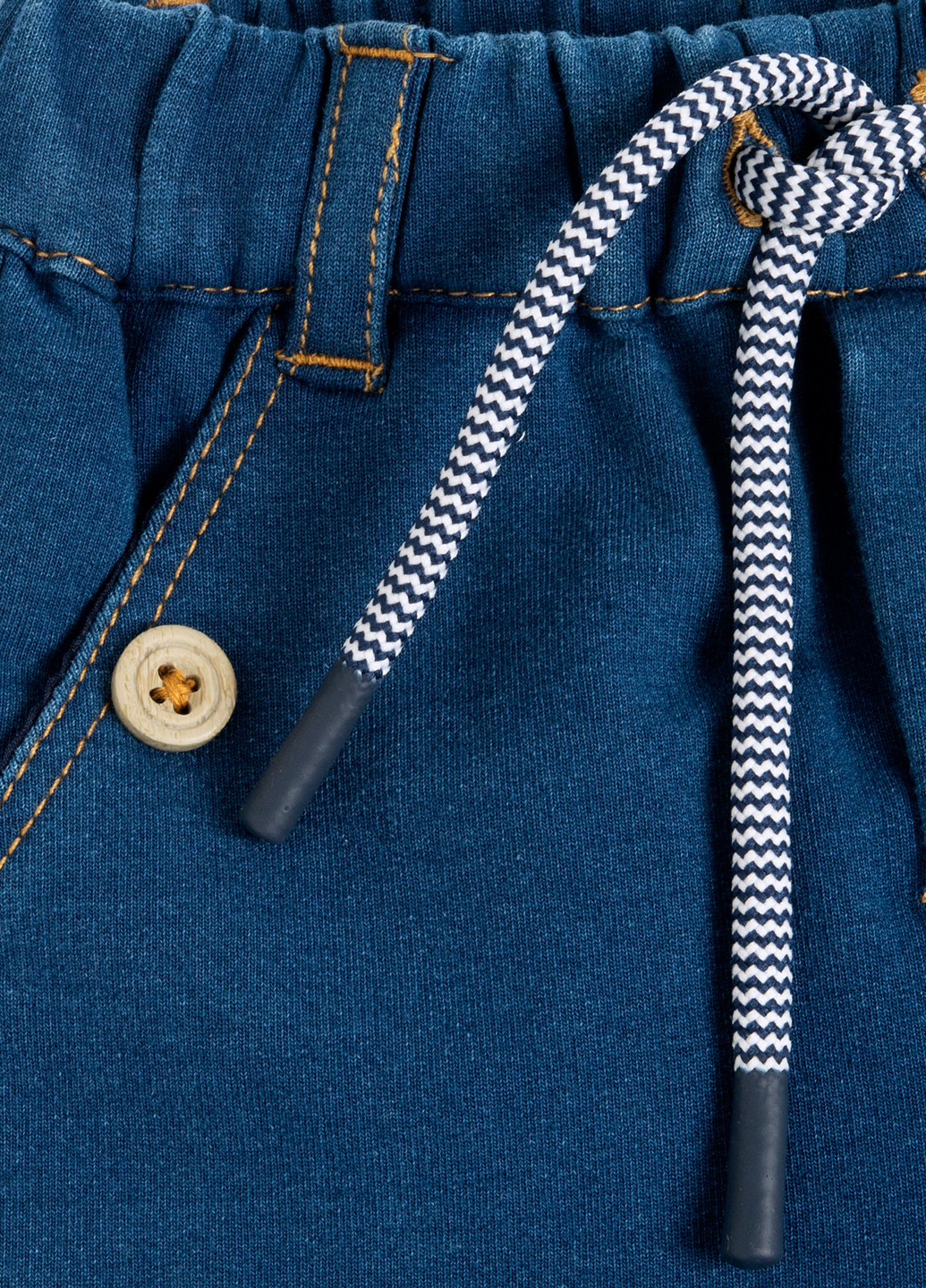 Синие кэжуал демисезонные брюки прямые Chicco