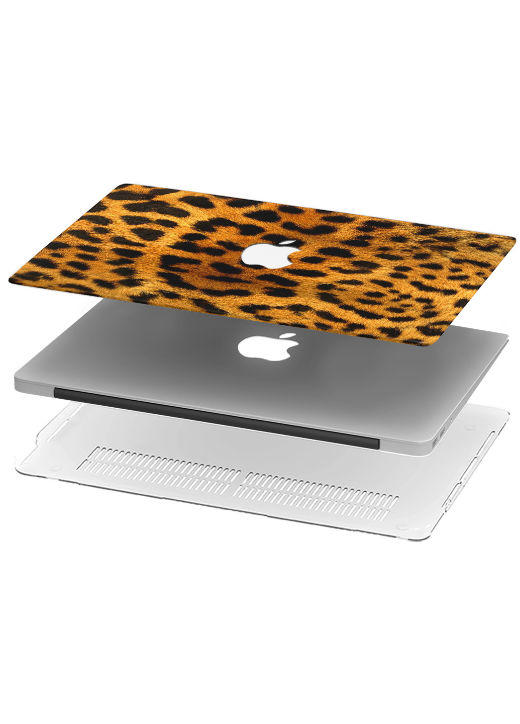 Чохол пластиковий для Apple MacBook Pro Retina 15 A1398 Леопард (Leopard, Animal Print) (6353-1866) MobiPrint (218505924)