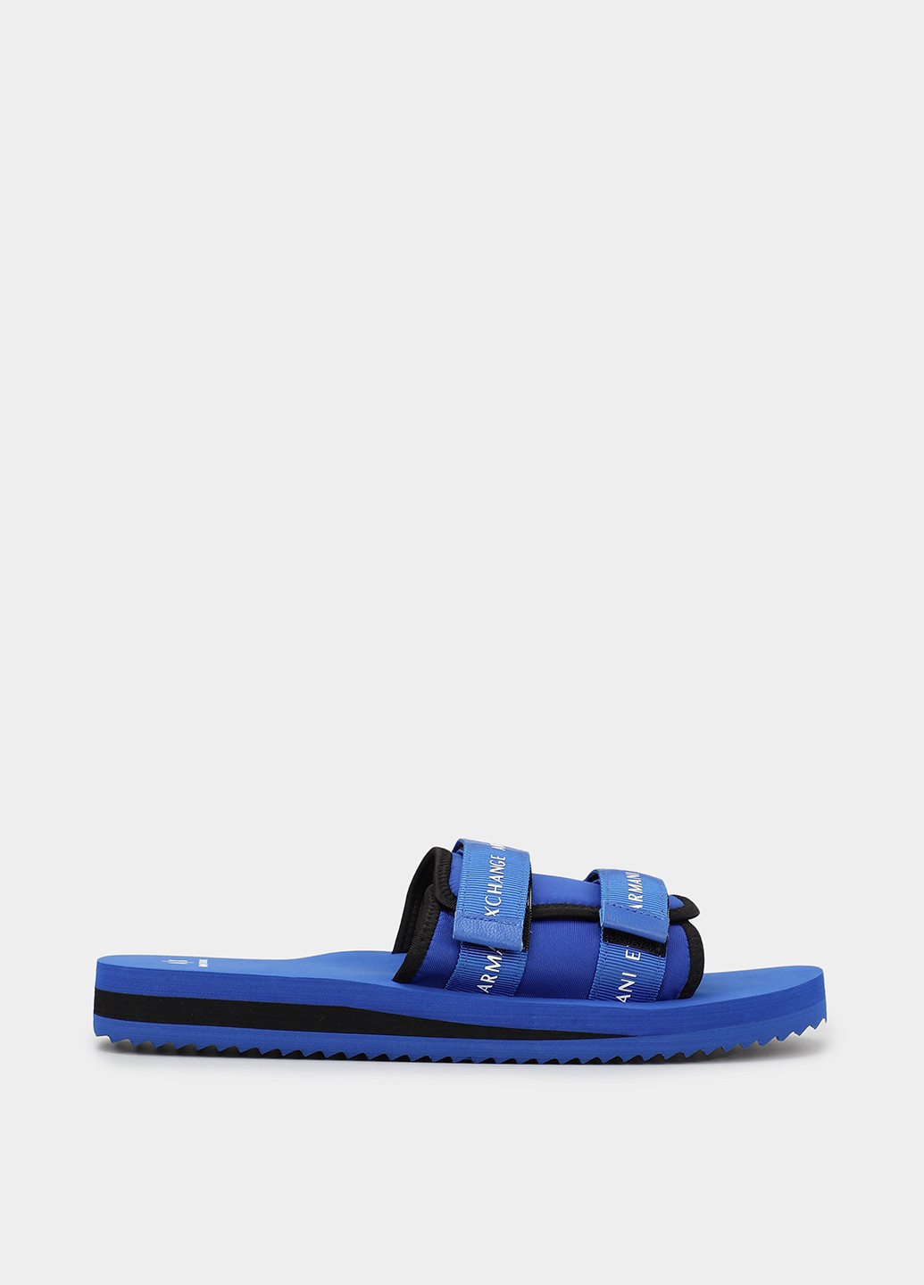 Синие кэжуал шлепанцы Armani Exchange