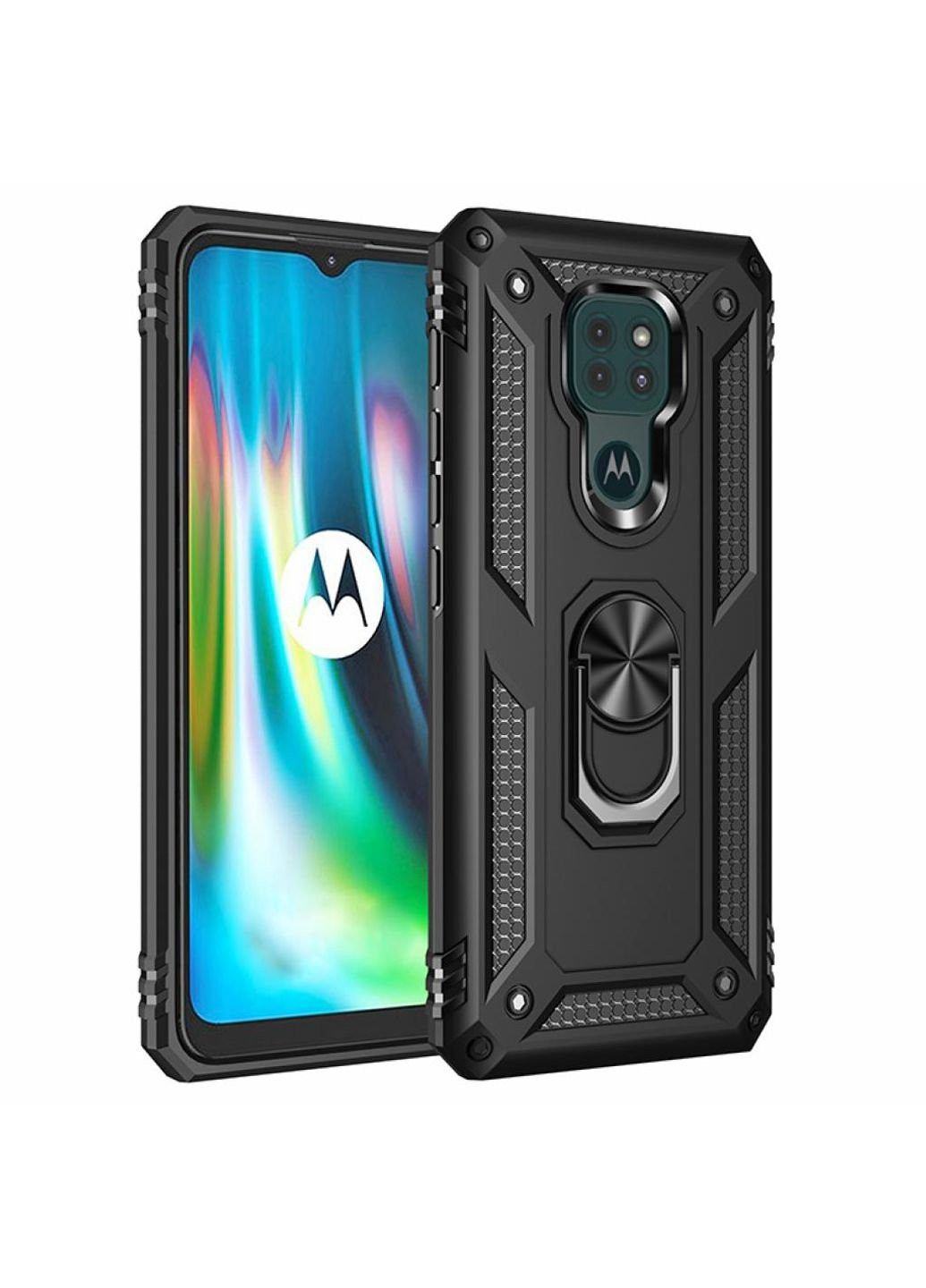 Чохол для мобільного телефону Military Motorola G9/G9 Play/E7 Plus Black (705562) BeCover (252571989)