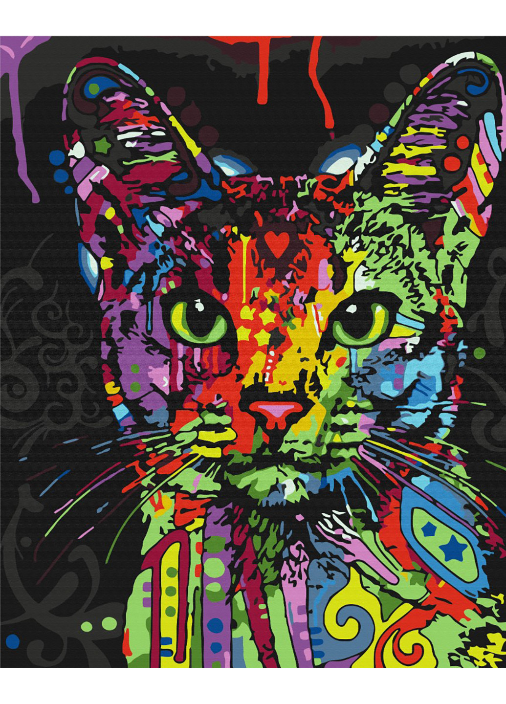 Картина за номерами "Абиссинская кошка" 40х50 см Brushme (252253422)