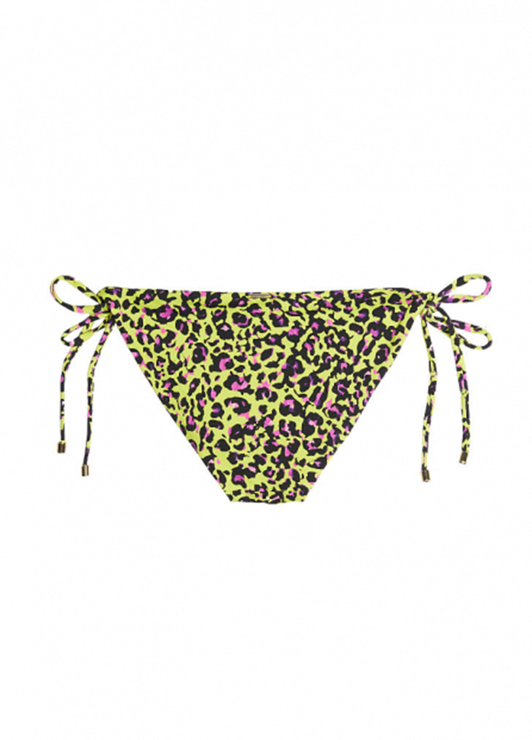 Салатовые купальные трусики-плавки леопардовый Victoria's Secret