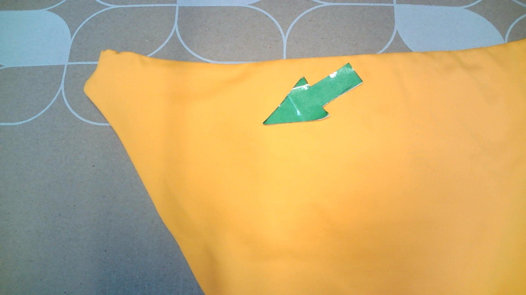 Купальні трусики H&M бразиліана однотонні жовті пляжні трикотаж