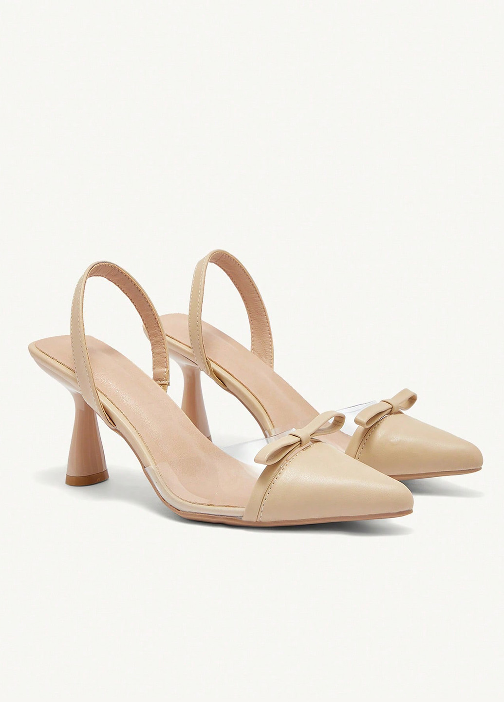 SHEIN Туфли бежевый з искусственная кожа, силикон, китай — лето (367436077)