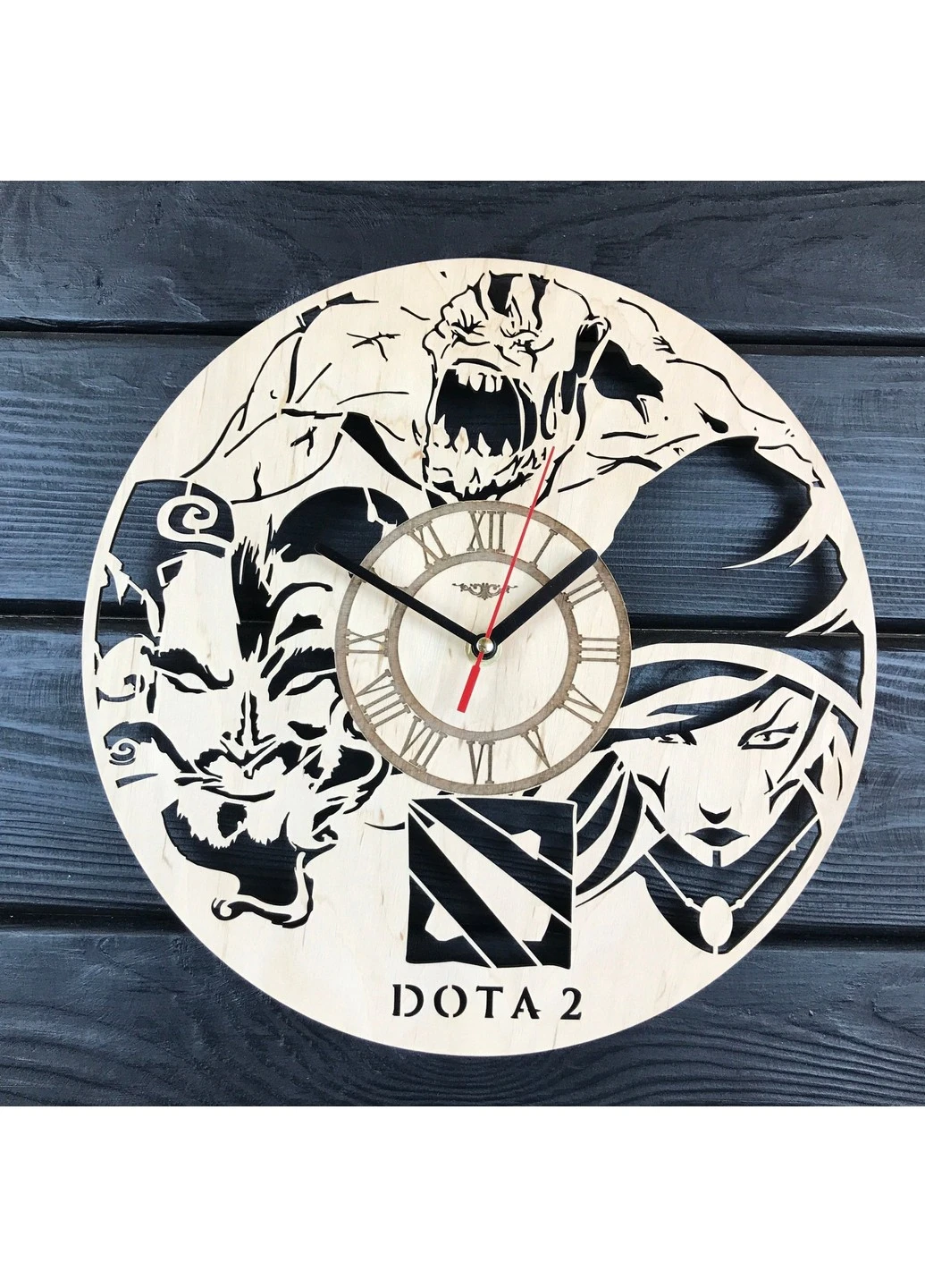Тематичний дерев`яний годинник на стіну «Dota 2» 7Arts (253566468)