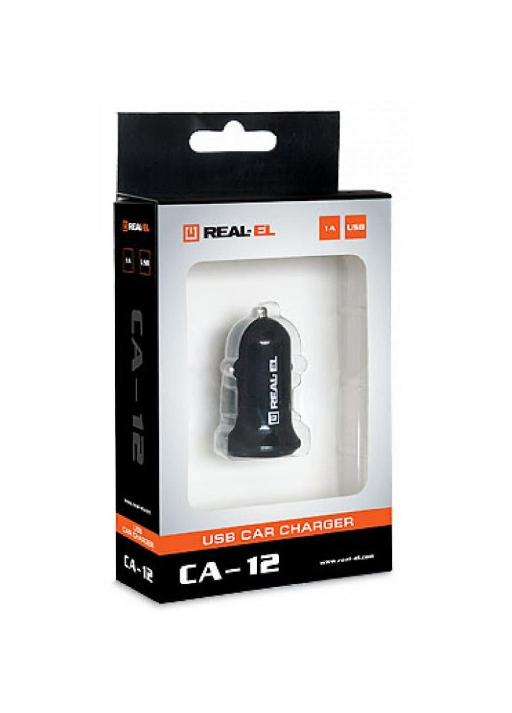 Зарядний пристрій (EL123160008) Real-El ca-12 black (253507435)