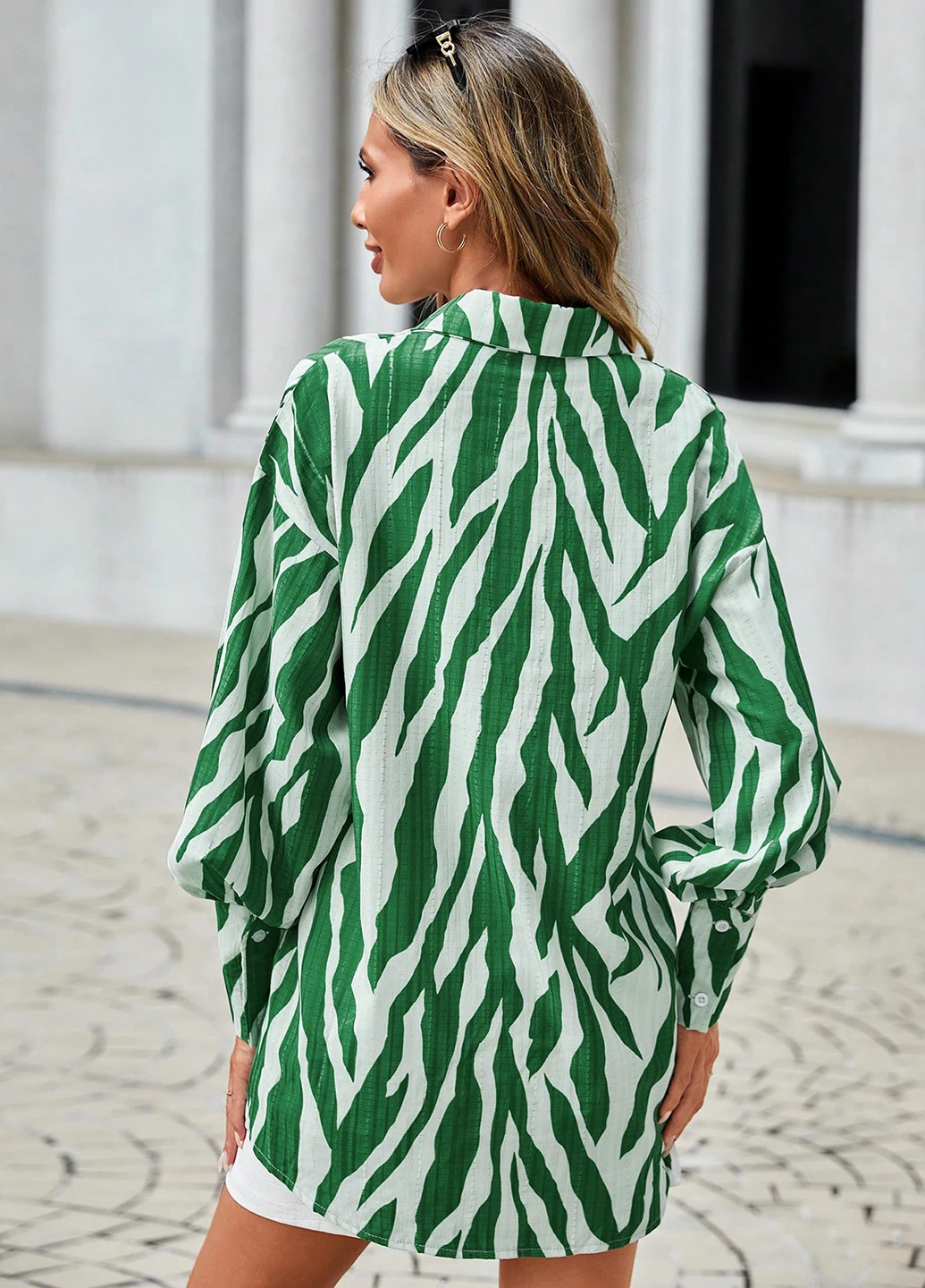 Комбинированная блуза SHEIN