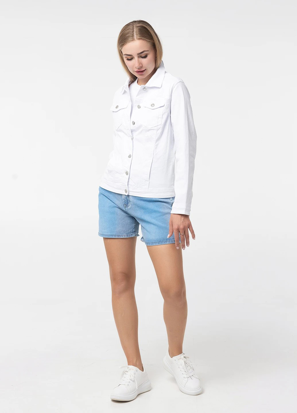 Біла літня куртка Icon