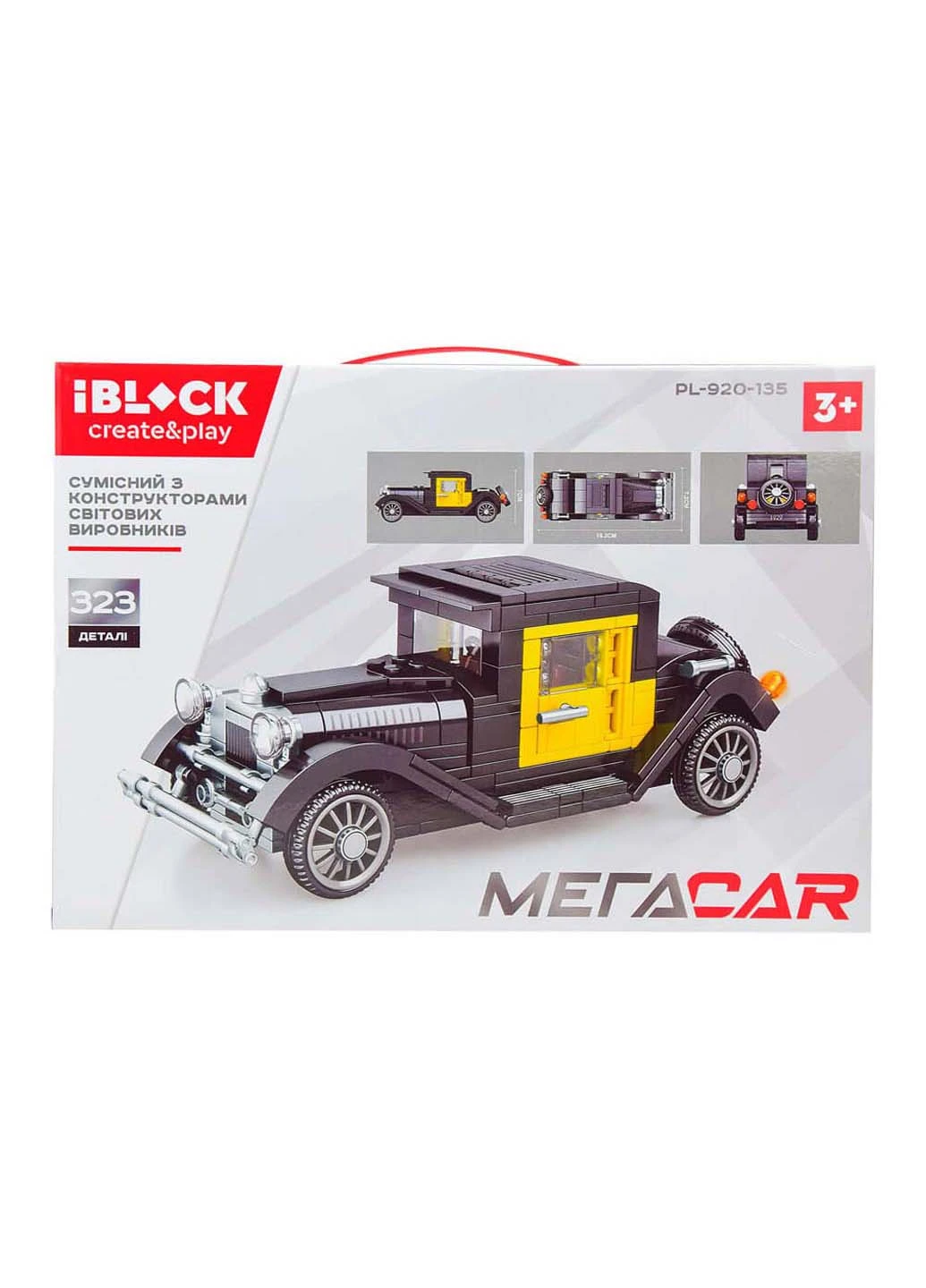 Конструктор Мегаcar Седан 323 элемента Iblock (253142320)