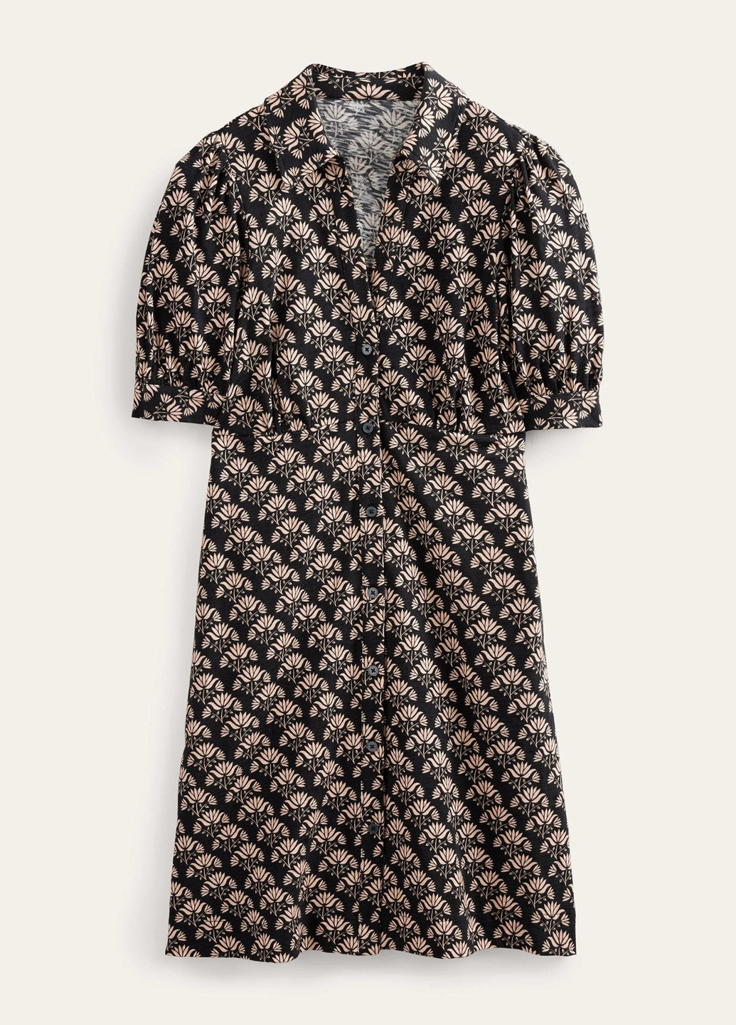 Комбинированное кэжуал платье Boden с цветочным принтом