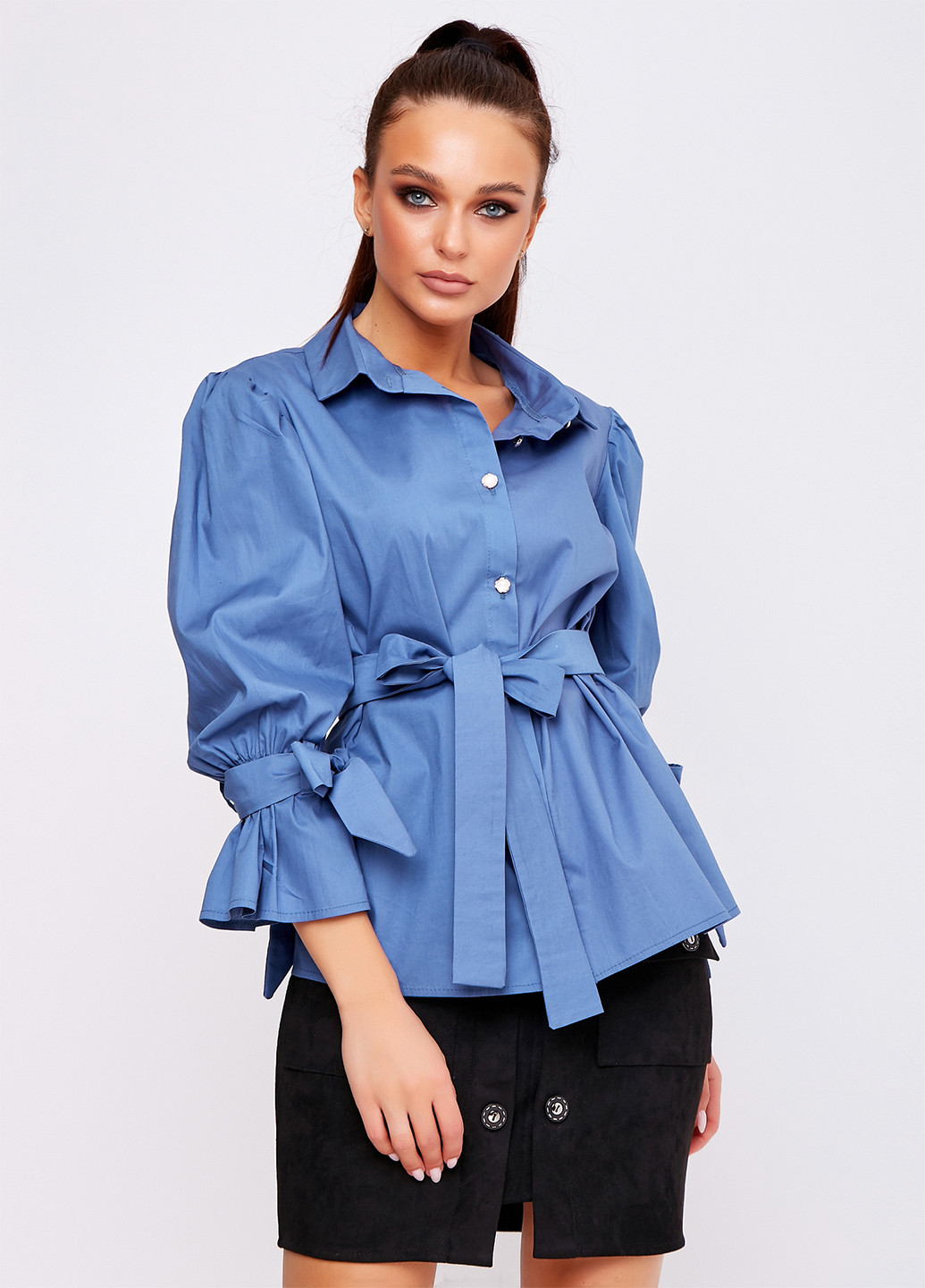 Синяя демисезонная блуза ST-Seventeen